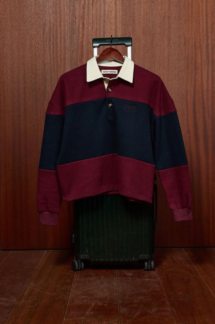NAVY-BURGUNDY